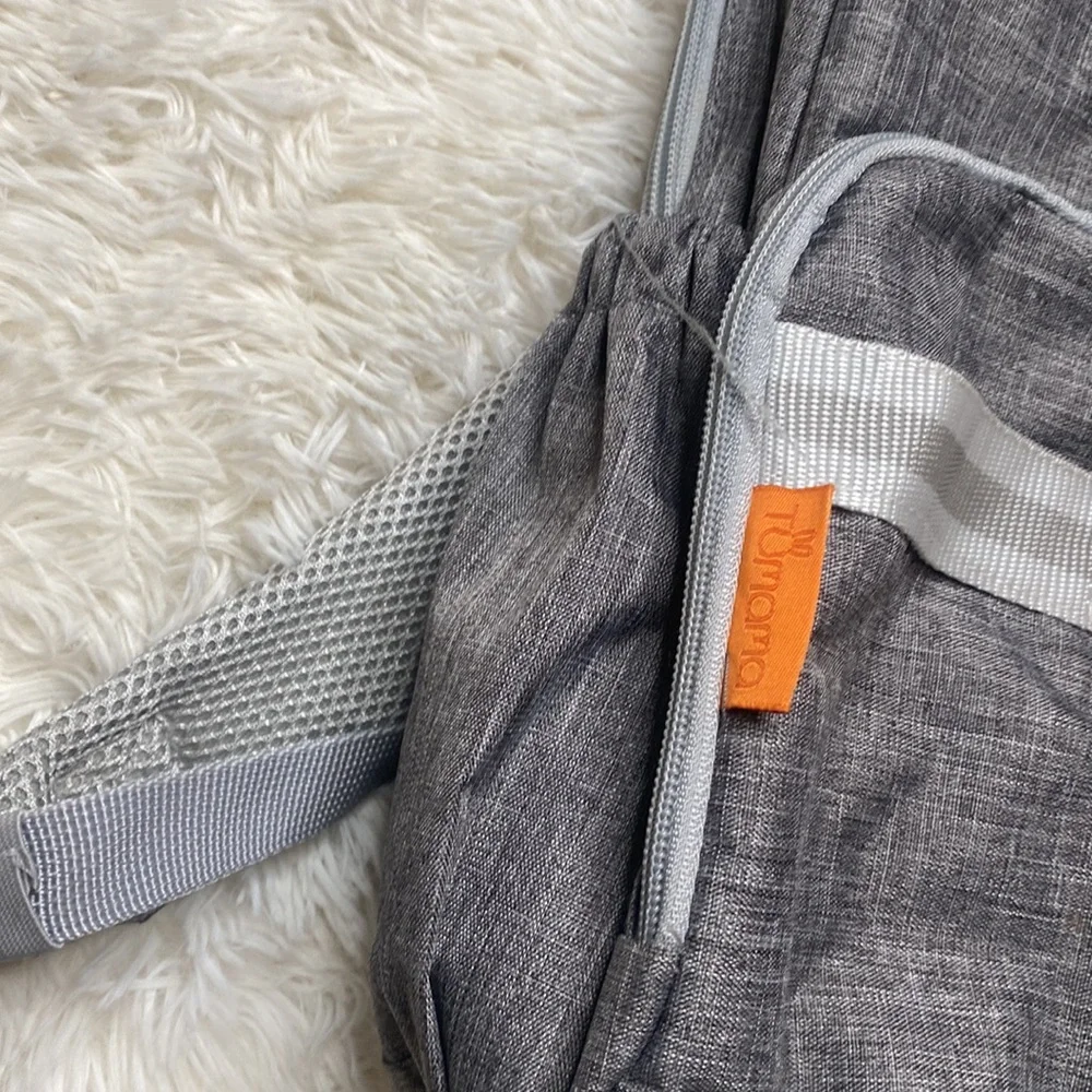 Tumamo Charcoal Gray Multi Pocket Diaper Bag